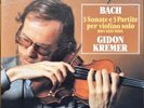 J. S. Bach - 3 Sonate E 3 Partite. Gidon Kremer Very Rare