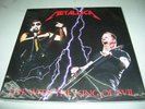 METALLICA - Live with the king of evil - RARE clear 7