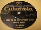 BESSIE SMITH I Used To Be Your Sweet Mama/Thinking Blues COLUMBIA 14292