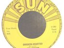 Rockabilly 45-Roy Orbison-Chicken Hearted / I Like Love-Sun 284-ORIG VG+ NICE