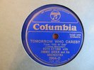 Pre-War 78:  Ruth Etting on Blue Columbia 2954, Tomorrow, clean