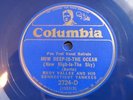 Pre-War 78:  Rudy Vallee on Blue Columbia 2724, Please, clean