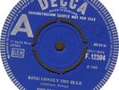 EMERALDS King Lonely The Blue 1965 UK MOD/FREAKBEAT demo/ promo EX grade