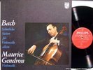 GENDRON cello LEGENDARY Bach suites COMPLETE 3LP