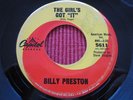 NORTHERN SOUL BILLY PRESTON THE GIRL'S GOT IT/THE NIGHT CAPITOL 5611 DANCER ORIG
