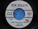 DAISY MAE and her HEP CATS-WANT ME A MAN/STUFF YOU GOT TO WATCH 45 rockin R&B