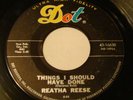 REATHA REESE  Only Lies / Things I Should Have Done DOT Records