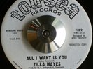 ZILLA MAYES - All I Want Is You - TOU-SEA Promo RARE FUNK Meters Toussaint NOLA