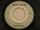JACKIE EDWARDS INVASION AGGROVATORS HIGH NOTE 7 INCH RARE REGGAE NICE