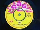 TONY & THE HIPPY BOYS/Harmonians * Janet * GAS 1969