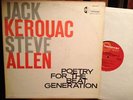 Jack Kerouac, Steve Allen  Poetry for the Beat Generation Hanover 5000  RARE