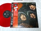 BEATLES RUBBER SOUL JAPAN 20th UK CUTTING MONO RED COLOR VINYL w/OBI RARE