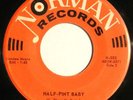 RAY RUFF rockabilly 45 “Half Pint Baby” on NORMAN (Petty) Buddy Holly soundalike