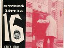 VINTAGE-CHUCK BERRY-SWEET LITTLE 16-'58 CHESS 45 EP-ORIGINAL HARDBOUND COVER