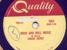 78 Rpm Record Chuck Berry Rock And Roll Music / Blue Feeling