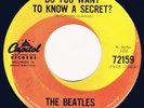 Capitol Canada 72159 - BEATLES - Do You Want To Know A Secret
