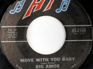 rare Soul 45 BIG AMOS move with you baby HI Hear