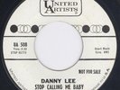 Danny Lee (Dan Penn) Stop Calling Me Baby  NORTHERN SOUL POPCORN 45 HEAR
