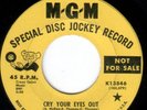 DOTTIE CAMBRIDGE 45 CRY YOUR EYES OUT/PERFECT BOY DJ MGM NORTHERN SOUL