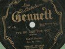 Buddy Burton, My Baby Tillie Johnson Electrobeam Gennett 6471 78 rpm Blues, Race