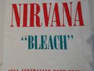Nirvana Bleach Australian Tour LP 1992 CLEAR GREEN vinyl, Cloth cover. MINT Cond