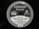 GOLDEN GATE ORCH 'LOOKING AT TH WORLD' EDISON 51814 - GREAT SIDE,  ROLLINI ETC