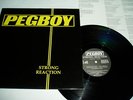 UK  QUARTERSTICK - PEGBOY- STRONG REACTION LP + insert