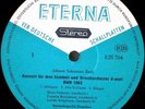 ETERNA REDEL/PISCHNER BACH 3 Cembalikonzerte STEREO ED1 NM