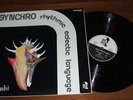 Rare 33t LP Synchro Rhythmic Eclectic Language - Lambi