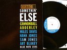 CANNONBALL ADDERLEY-Somethin' Else-MILES DAVIS-ART BLAKEY-BLUE NOTE #BST 1595