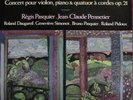 PASQUIER VIOLIN  PIDOUX CELLO PENNETIER CHAUSSON FRENCH  NEAR MINT HARMONIA MUND