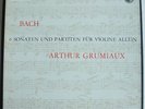 GRUMIAUX - BACH -6 Sonates Violin - HIFI STEREO FIRST - MINT 3 LP BOX + Booklet