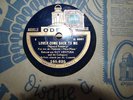 RAY VENTURA AND HIS COLLEGIANS/COCO ASLAN/ODEON 165625/LOVER COME BACK TO ME