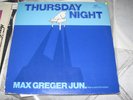 MAX GREGER JUN. Thursday Night ?Library? LP MILAN PILAR Curt Cress * Catch-Up *