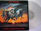 JAG PANZER Ample Destruction  CLEAR VINYL LP TEST PRESSING 1984 AZRA