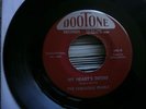 rare doo wop 45 FABULOUS PEARLS my heart's desire jungle bunny