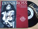 Autographed DIANA ROSS CHAIN REACTION Signed 7” 45 Single MOTOWN MUSIC