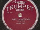 Trumpet  DRC 1-23 & 24  Luther Huff     (Delta Blues)  E+ 78 rpm
