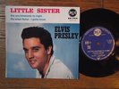 ELVIS PRESLEY - Rare EP France French Compact 33 Petit trou Little Sister 86.304