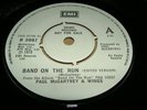 PAUL MCCARTNEY AND WINGS 7'' BAND ON THE RUN DEMO 1973 BEATLES APPLE