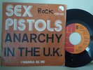 7 inch single Sex Pistols BELGIUM RARE PRESSING ANARCHY IN THE UK