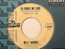 BILLY BARNES northern soul popcorn 45 HEAR promo LIBERTY 55421