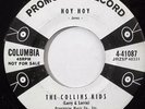 THE COLLINS KIDS rockabilly 45 HEAR promo COLUMBIA 4 41087 hoy hoy