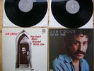 set of 2 JIM CROCE LP VERTIGO swirl  life and times - you don´t mess around with