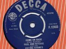 PAUL AND RITCHIE - COME ON BACK 1966 UK DECCA FREAKBEAT 45 JOE MEEK HEAR IT