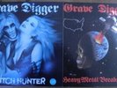 2 MINT PROMO : GRAVE DIGGER Heavy Metal Breakdown + WITCH HUNTER LP
