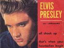 ELVIS PRESLEY  SINGLE ITALY 45N 0612 YEAR 1957 ALL SHOOK UP ITALIAN