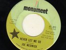 DOOWOP DEEP SOUL + NORTHERN on MONUMENT--JOE MEDWICK---HEAR BOTH