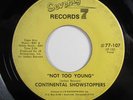 Northern Modern Soul CONTINENTAL SHOWSTOPPERS Not Too Young HEAR
