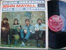 JOHN  MAYALL - WITH ERIC CLAPTON 'BEANO' RED DECCA ALBUM, MONO,  RARE